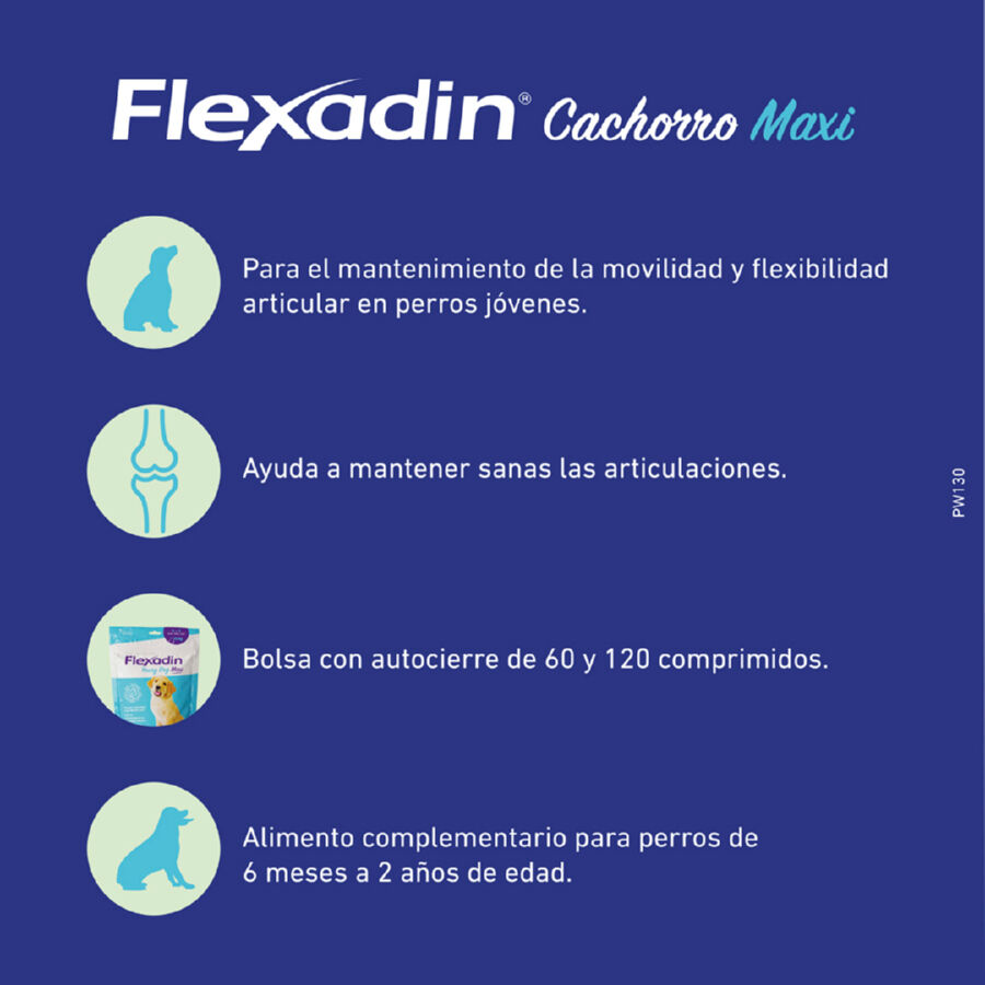 Vetoquinol Flexadin Young Maxi Condroprotector para cachorros, , large Imagen numero 3